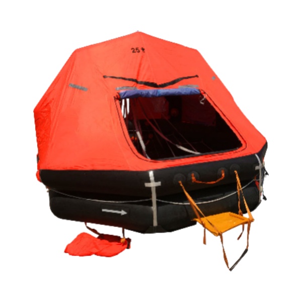 Solas Self-Righting Davit-Launched Inflatable  Liferaft New  15-37 Per